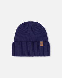 Knit Hat Navy Blue - H30WT24_04790