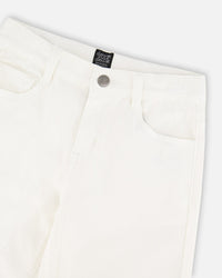 Wide Leg Jeans White - H30YG21_01000