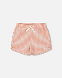 Crinkle Short Light Old Pink Pants & Shorts Deux par Deux 