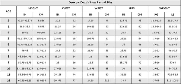 Solid Play Overall Snow Bib Purple Snowsuits Deux par Deux 