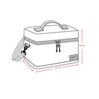 Lunch Box Blue Gradient Dinosaur Print - H20ZBL_027