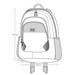 Little Kids Backpack Lilac Retro Flower Print - H20ZSD2_014