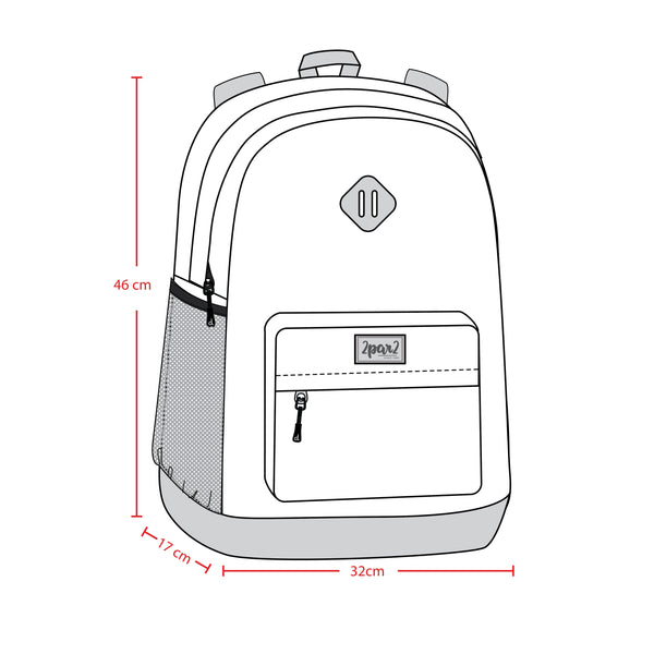 Kids Backpack Black Butterfly Print - H20ZSD_010